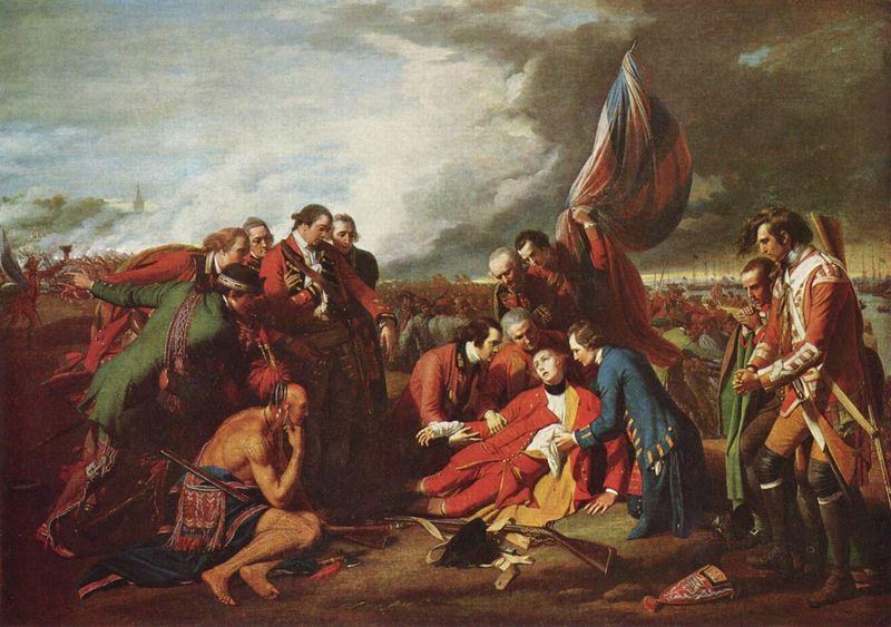 Benjamin West Tod des Generals Wolfe